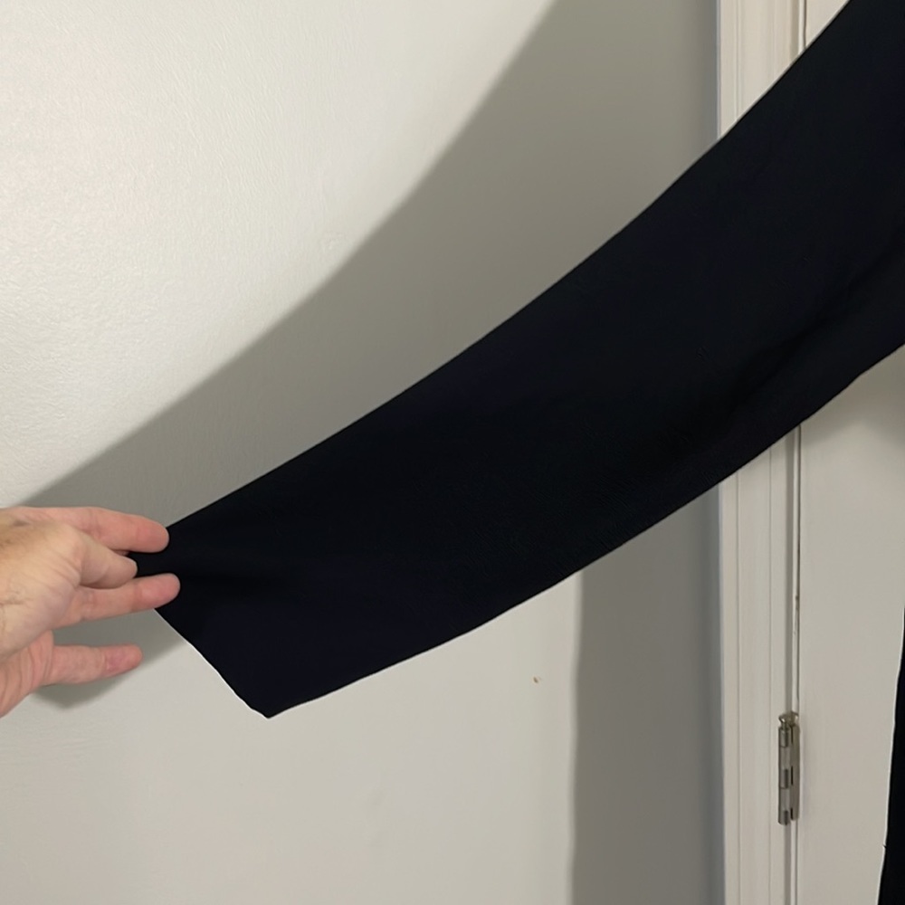 Danny & Nicole 1 button closure black cape, size 12 - Picture 5 of 11